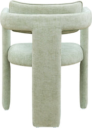 Brenda Chenille Fabric Upholstered Dining Chair in Mint, Set of 2 - 11084Mint-C