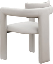 Brenda Vegan Leather Upholstered Dining Chair in Taupe, Set of 2 - 11085Taupe-C