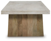 Brendalhouse Coffee Table with 1 End Table in Light Brown - PKG022050