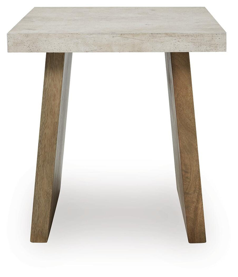 Brendalhouse Coffee Table with 1 End Table in Light Brown - PKG022050