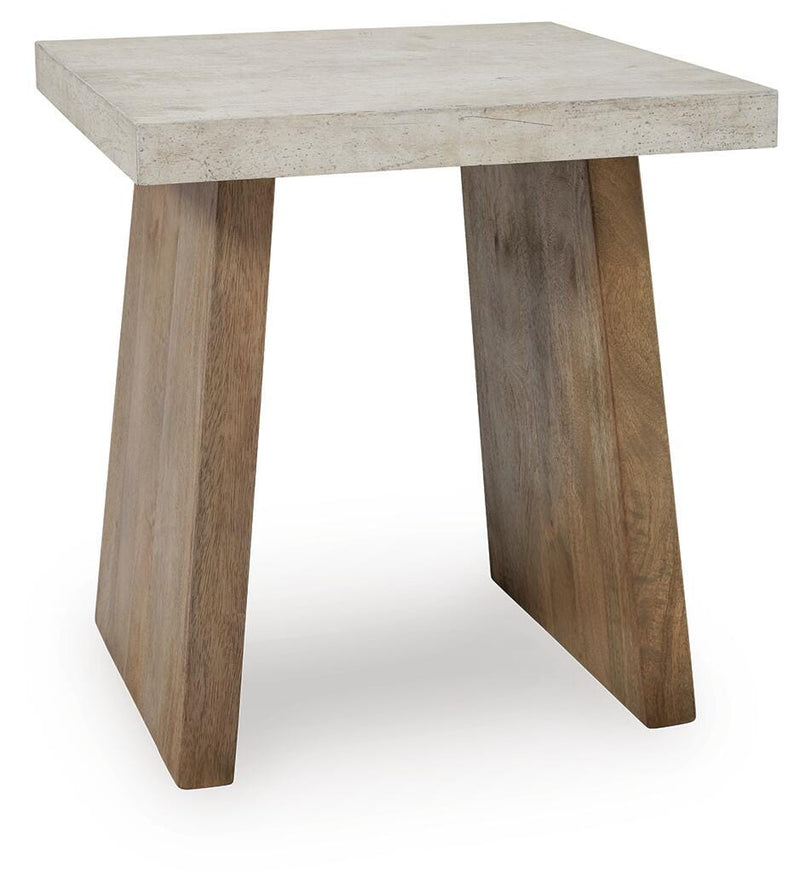 Brendalhouse Coffee Table with 1 End Table in Light Brown - PKG022050