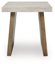 Brendalhouse Coffee Table with 2 End Tables in Light Brown - PKG022051