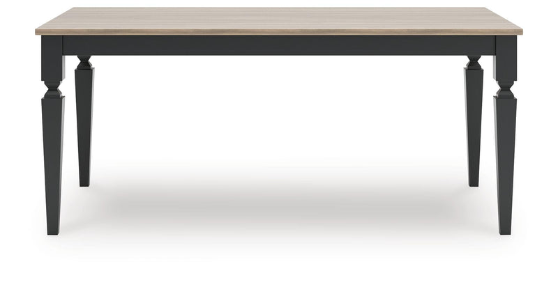 Brenkerton Grayish Brown/Black Dining Table - PCD591-25