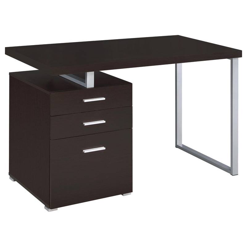 Brennan 47-inch 3-drawer Office Computer Desk Cappuccino - 800519