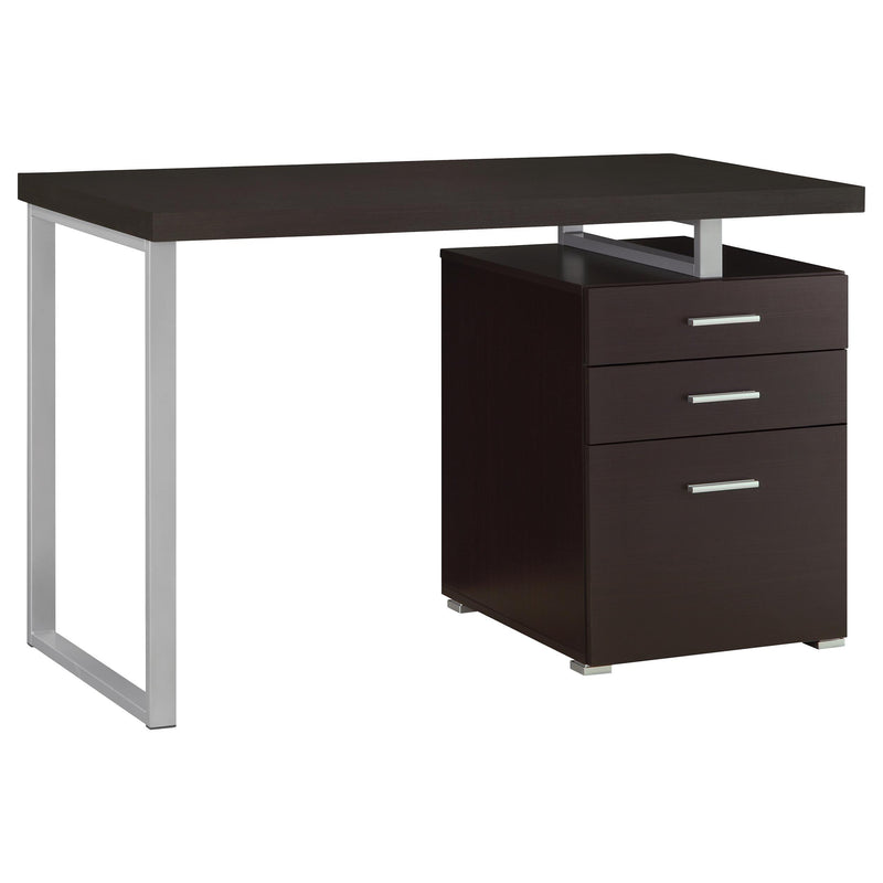 Brennan 47-inch 3-drawer Office Computer Desk Cappuccino - 800519