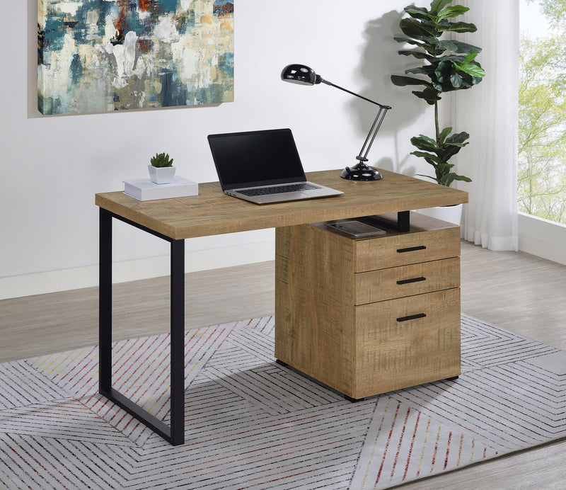 Brennan 47-inch 3-drawer Office Computer Desk Mango - 800787