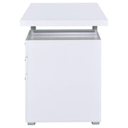 Brennan 47-inch 3-drawer Office Computer Desk White - 800325