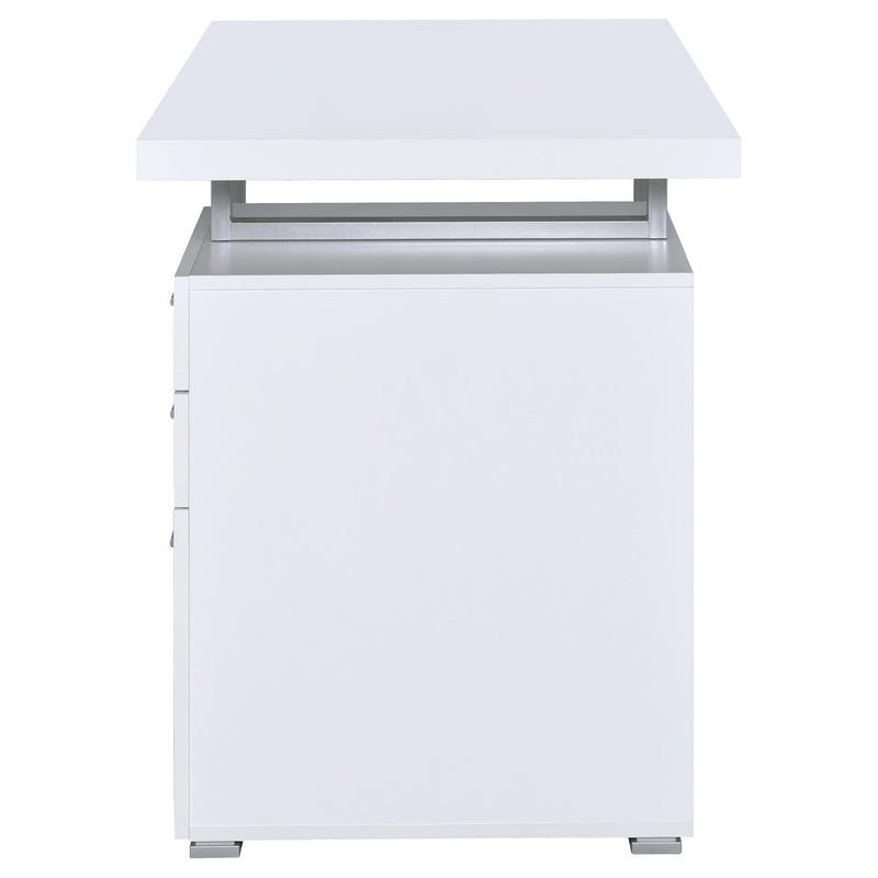 Brennan 47-inch 3-drawer Office Computer Desk White - 800325
