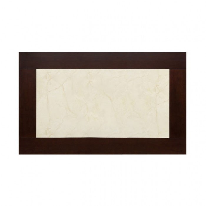 Brent Dark Cherry/Ivory Dining Table - CM3984T