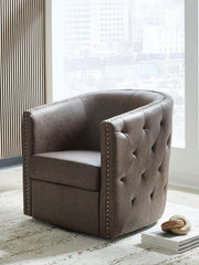 Brentlow Granite Swivel Accent Chair - A3000741
