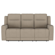 Brentwood Upholstered Motion Reclining Sofa Taupe - 610281