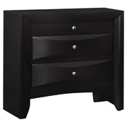 Briana 4-piece Eastern King Bedroom Set Black - 202701KE-S4