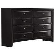 Briana 4-piece Eastern King Bedroom Set Black - 202701KE-S4