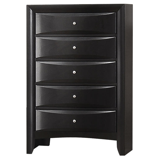 Briana 5-drawer Bedroom Chest Black - 200705
