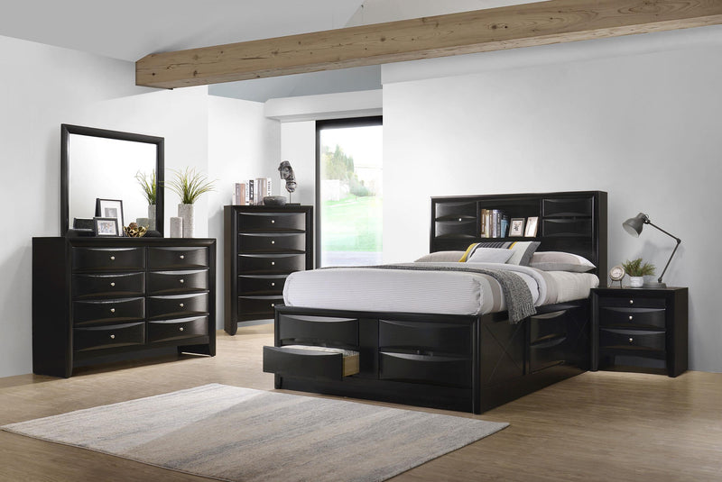 Briana 5-piece California King Bedroom Set Black - 202701KW-S5