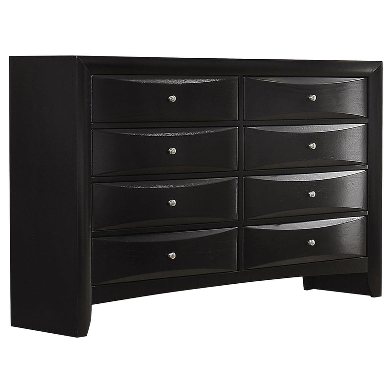 Briana 5-piece Eastern King Bedroom Set Black - 202701KE-S5