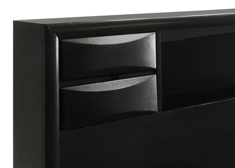 Briana 5-piece Queen Bedroom Set Black - 202701Q-S5