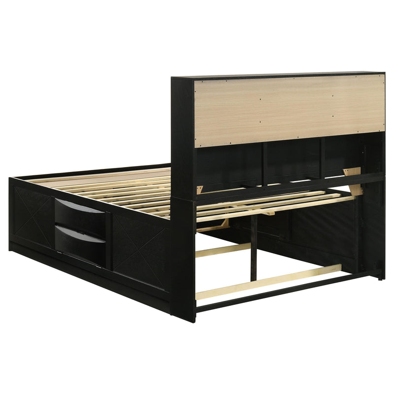 Briana 5-piece Queen Bedroom Set Black - 202701Q-S5