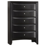 Briana 5-piece Queen Bedroom Set Black - 202701Q-S5