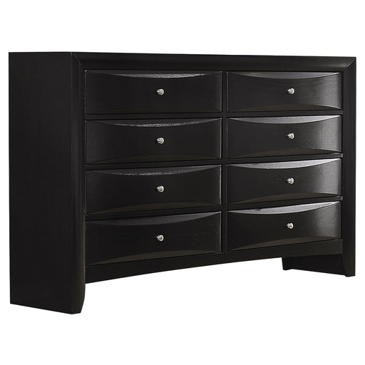 Briana 8-drawer Dresser Black - 200703