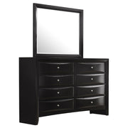Briana 8-drawer Dresser with Mirror Black - 200703M