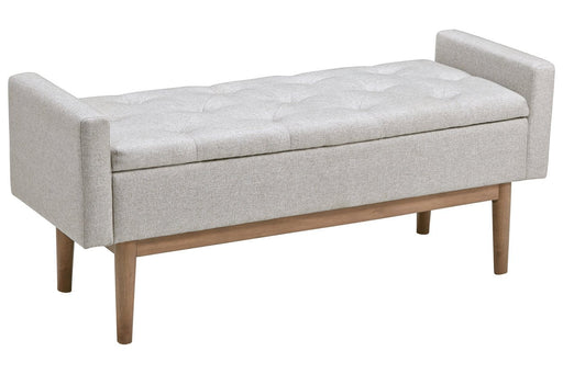 Briarson Beige/Brown Storage Bench - Gate FurnitureAccent Bench