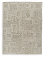 Brickburgh Gray/Ivory/Honey Large Rug - R406901