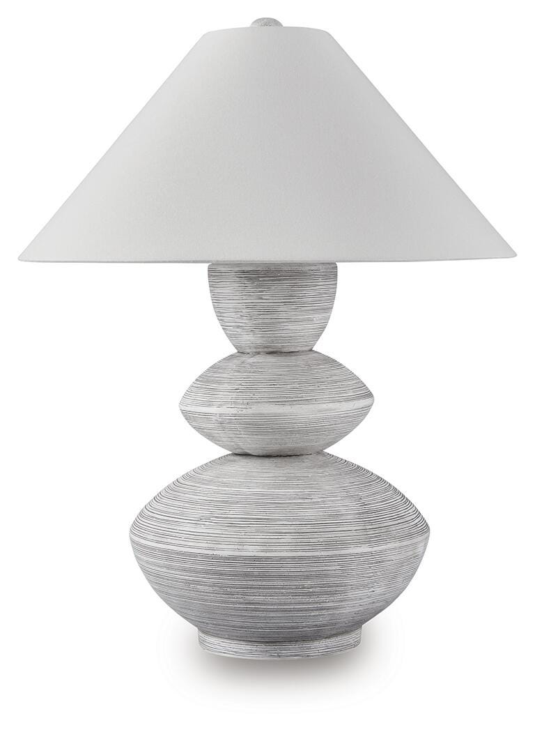 Brickdon Distressed White Table Lamp - L235874
