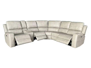 Brickston 3-piece Triple Power Reclining Sectional Sofa Mushroom - 600570PPP
