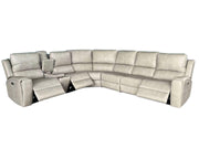Brickston 4-piece Triple Power Reclining Sectional Sofa Mushroom - 600570PPP-SET