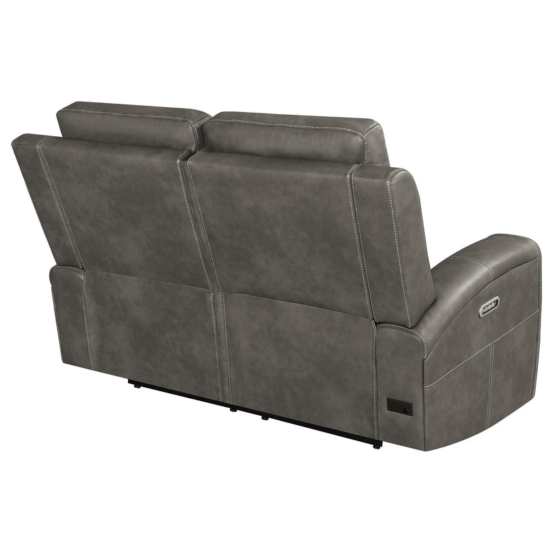 Brickston Triple Power Reclining Loveseat Charcoal - 603432PPP