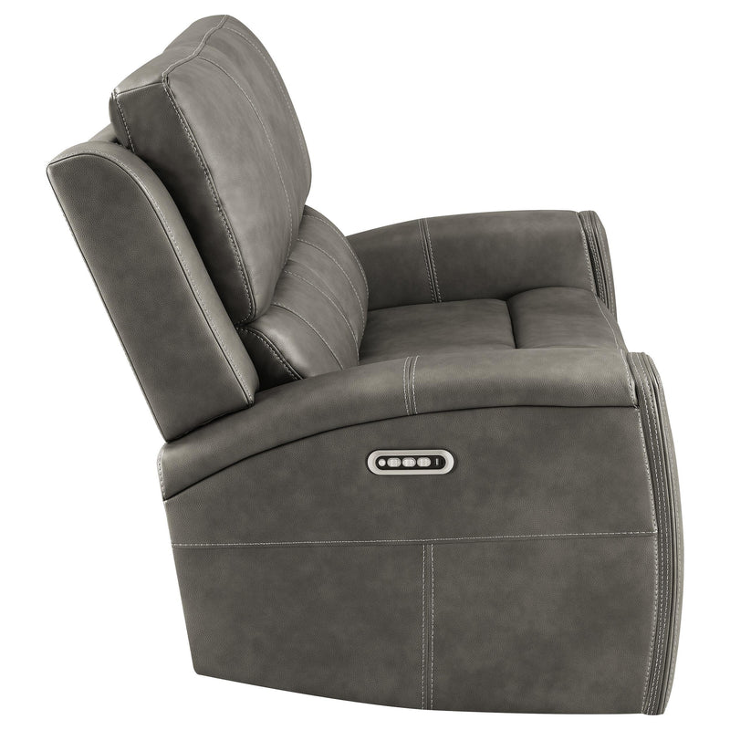 Brickston Triple Power Reclining Loveseat Charcoal - 603432PPP