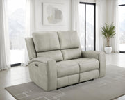 Brickston Triple Power Reclining Loveseat Grey - 603435PPP