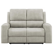 Brickston Triple Power Reclining Loveseat Grey - 603435PPP