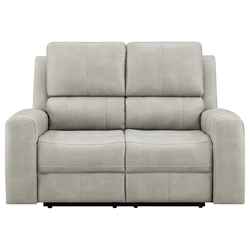 Brickston Triple Power Reclining Loveseat Grey - 603435PPP
