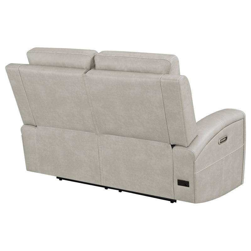 Brickston Triple Power Reclining Loveseat Grey - 603435PPP
