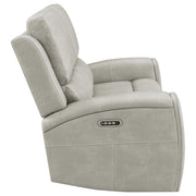 Brickston Triple Power Reclining Loveseat Grey - 603435PPP