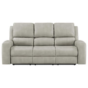 Brickston Triple Power Reclining Sofa Grey - 603434PPP