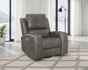 Brickston Triple Power Swivel Glider Recliner Charcoal - 603433PPP