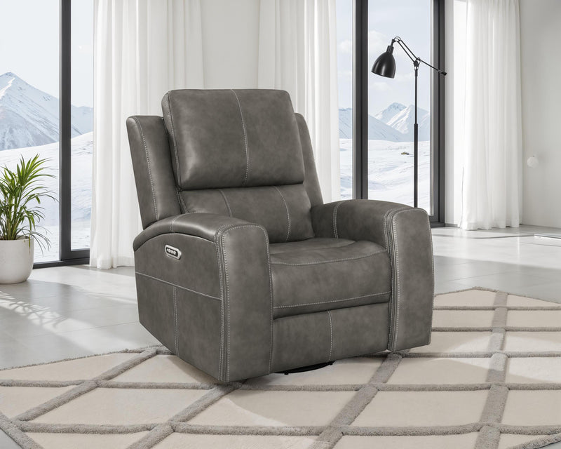 Brickston Triple Power Swivel Glider Recliner Charcoal - 603433PPP
