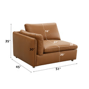 Brighton Modular Left Facing Arm Chair - LV03370