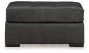 Brindley Pier 3-Piece Sectional with Ottoman in Fog - PKG022068