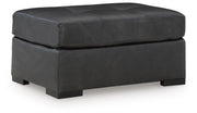 Brindley Pier 3-Piece Sectional with Ottoman in Fog - PKG022068