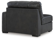 Brindley Pier 3-Piece Sectional with Ottoman in Fog - PKG022068