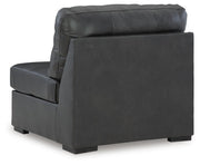 Brindley Pier 3-Piece Sectional with Ottoman in Fog - PKG022068
