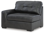 Brindley Pier 4-Piece Sectional with Ottoman in Fog - PKG019366