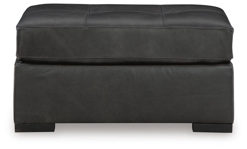 Brindley Pier 4-Piece Sectional with Ottoman in Fog - PKG019366