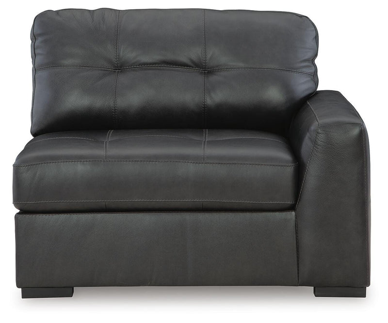 Brindley Pier 4-Piece Sectional with Ottoman in Fog - PKG019366