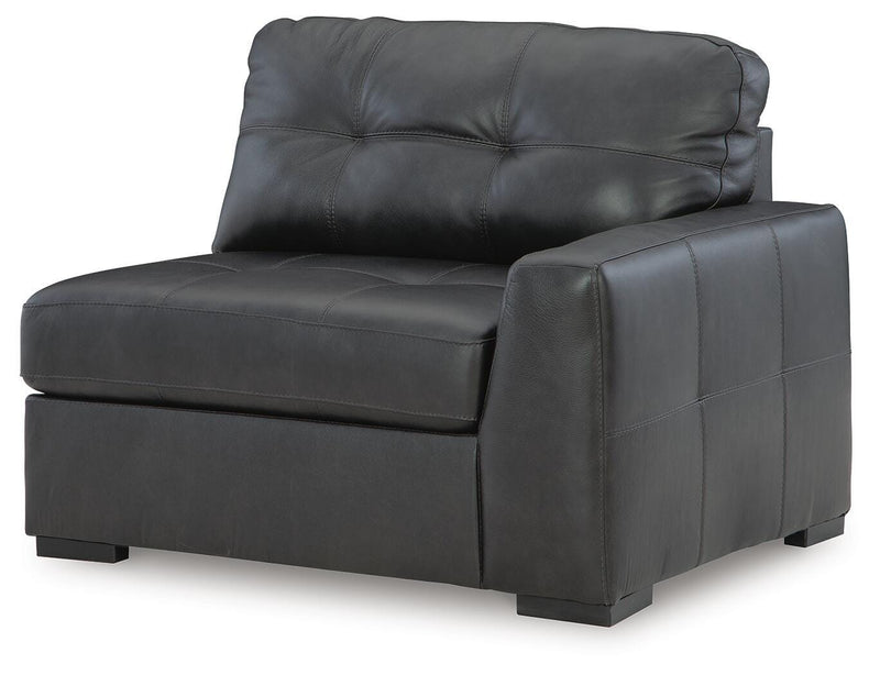 Brindley Pier 4-Piece Sectional with Ottoman in Fog - PKG019366