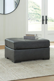Brindley Pier 4-Piece Sectional with Ottoman in Fog - PKG019366